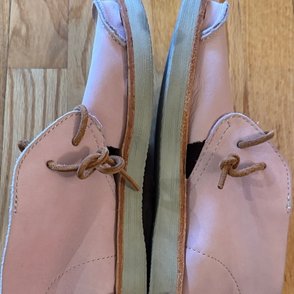 Sartorisan sz EU 38 US 7.5 Benirras Mid Astex Leather Pink Tan Loafer great cond - Picture 4 of 9